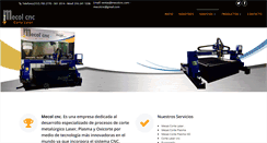 Desktop Screenshot of mecolcnc.com